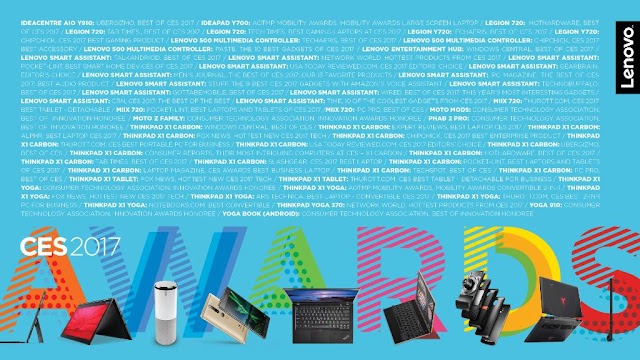 Lenovo raih 58 awards 17 produk di event CES 2017